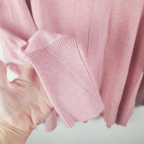 NEW Directions XXl Sweater Pink Dolman Sleeve Tunic Rayon Blend Soft Cozy - Picture 7 of 10